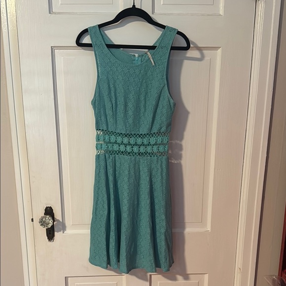 Free People Daisy Sleeveless Dress in Turquoise Size 2 - Picture 1 of 10